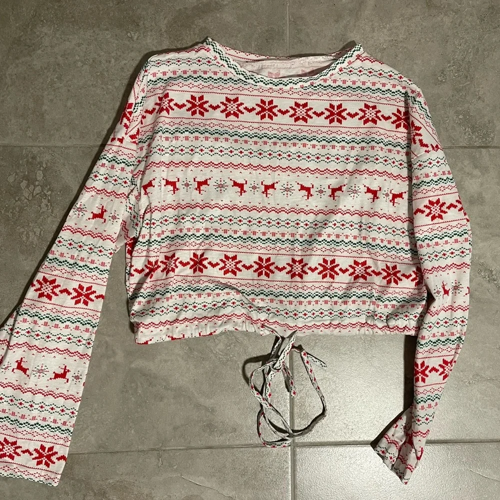Christmas pajama pant and long sleeve top - Picture 2 of 4
